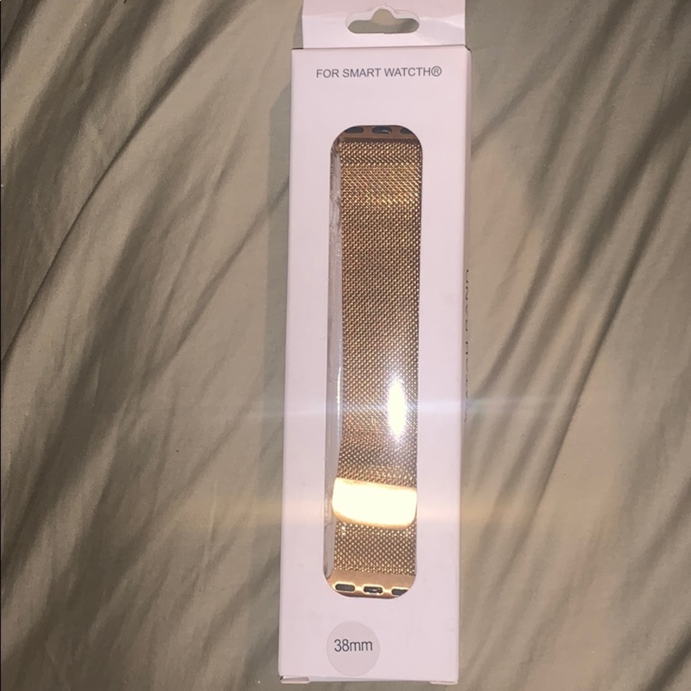 Apple Watch gold watch band
